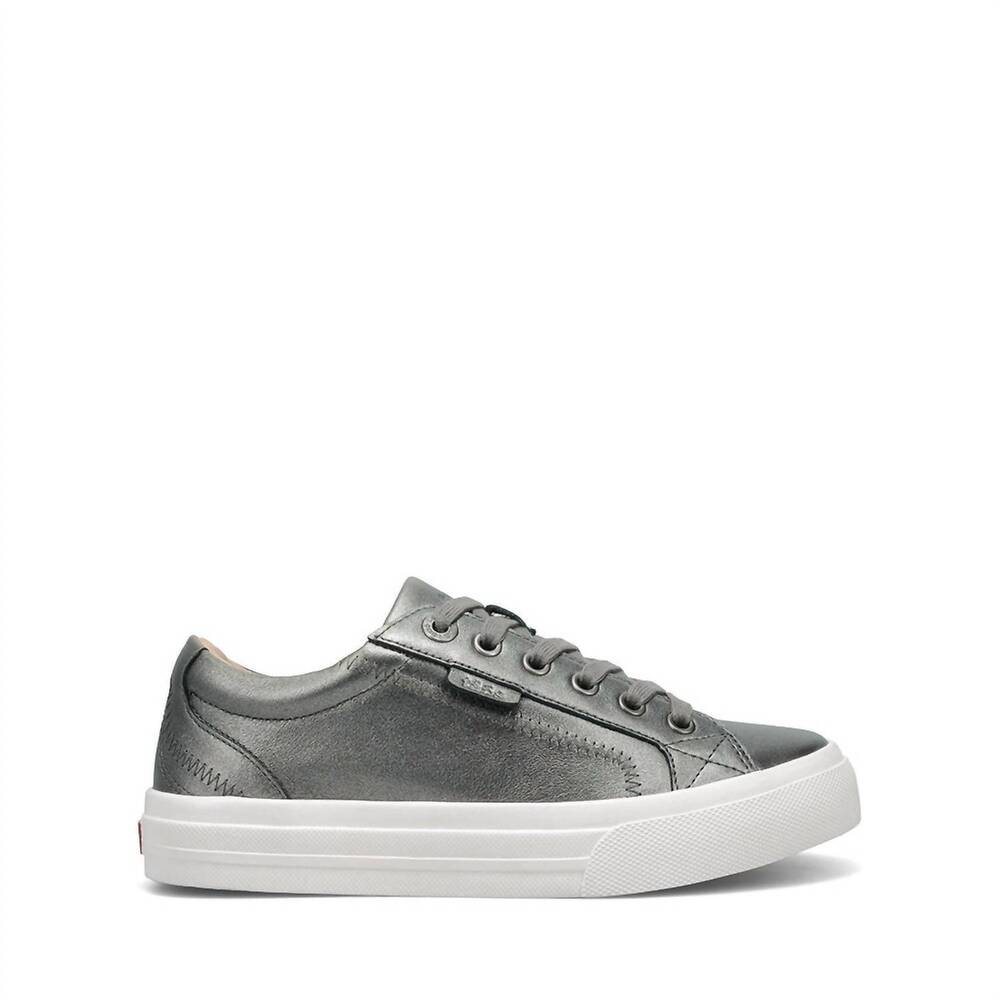 NEW TAOS women's plim soul lux sneaker in pewter